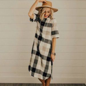 Roolee Jolie Plaid Dress